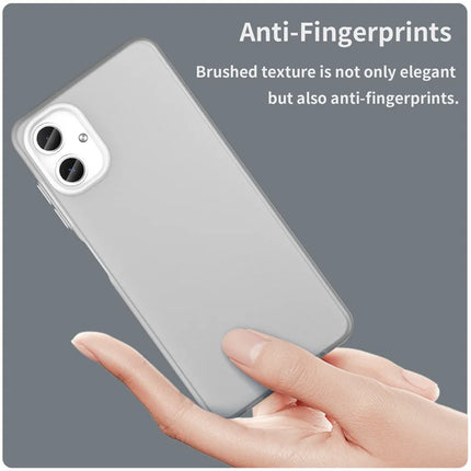 For Samsung Galaxy A06 Case TPU + PC Phone Back Cover Matte Translucent Design
