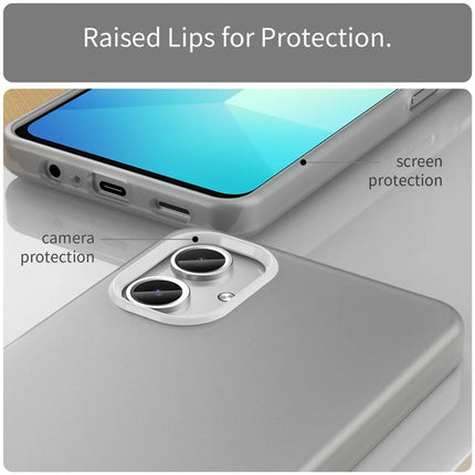 For Samsung Galaxy A06 Case TPU + PC Phone Back Cover Matte Translucent Design