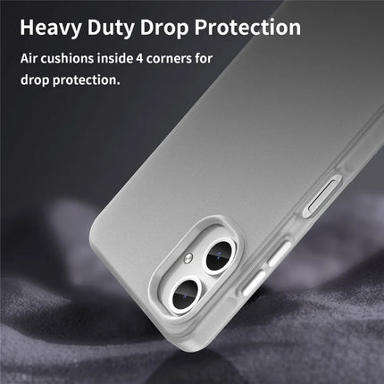 For Samsung Galaxy A06 Case TPU + PC Phone Back Cover Matte Translucent Design