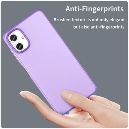 For Samsung Galaxy A06 Case TPU + PC Phone Back Cover Matte Translucent Design
