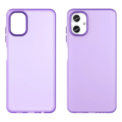For Samsung Galaxy A06 Case TPU + PC Phone Back Cover Matte Translucent Design