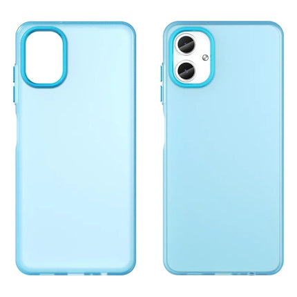 For Samsung Galaxy A06 Case TPU + PC Phone Back Cover Matte Translucent Design