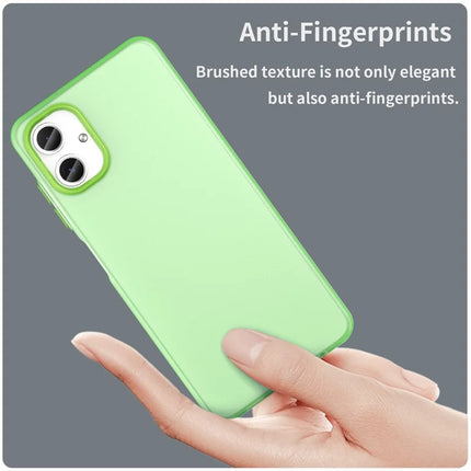 For Samsung Galaxy A06 Case TPU + PC Phone Back Cover Matte Translucent Design