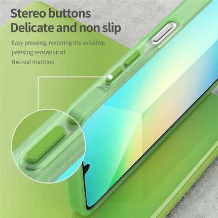 For Samsung Galaxy A06 Case TPU + PC Phone Back Cover Matte Translucent Design
