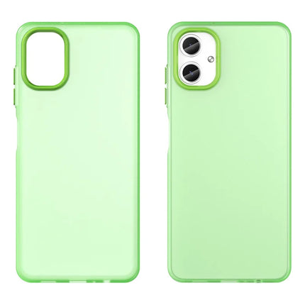 For Samsung Galaxy A06 Case TPU + PC Phone Back Cover Matte Translucent Design
