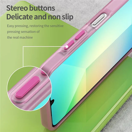 For Samsung Galaxy A06 Case TPU + PC Phone Back Cover Matte Translucent Design