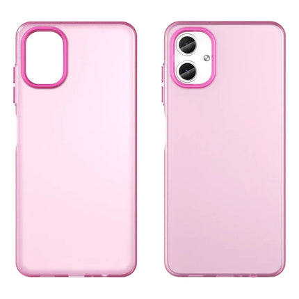 For Samsung Galaxy A06 Case TPU + PC Phone Back Cover Matte Translucent Design