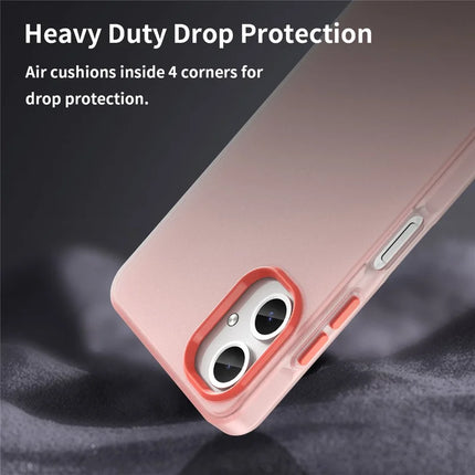 For Samsung Galaxy A06 Case TPU + PC Phone Back Cover Matte Translucent Design