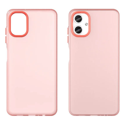 For Samsung Galaxy A06 Case TPU + PC Phone Back Cover Matte Translucent Design