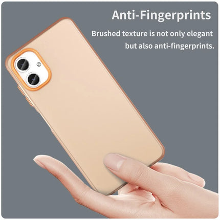 For Samsung Galaxy A06 Case TPU + PC Phone Back Cover Matte Translucent Design