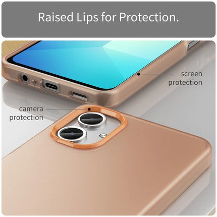 For Samsung Galaxy A06 Case TPU + PC Phone Back Cover Matte Translucent Design