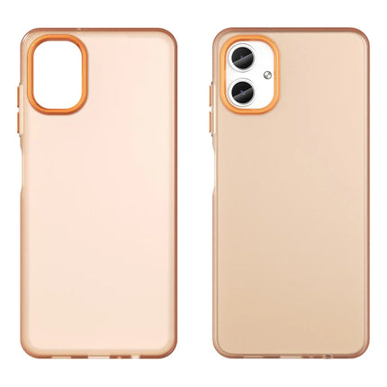 For Samsung Galaxy A06 Case TPU + PC Phone Back Cover Matte Translucent Design