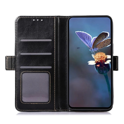 ABEEL For Samsung Galaxy A36 5G Case PU Leather Crazy Horse Texture Wallet Phone Cover