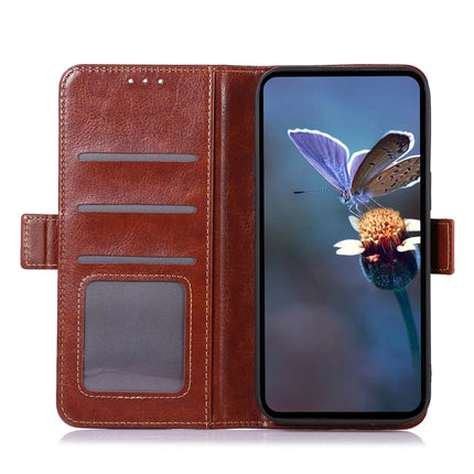 ABEEL For Samsung Galaxy A36 5G Case PU Leather Crazy Horse Texture Wallet Phone Cover