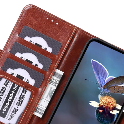 ABEEL For Samsung Galaxy A36 5G Case PU Leather Crazy Horse Texture Wallet Phone Cover