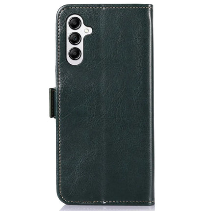 ABEEL For Samsung Galaxy A36 5G Case PU Leather Crazy Horse Texture Wallet Phone Cover
