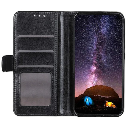 For OnePlus 13 Case Crazy Horse Texture PU Leather Phone Stand Cover