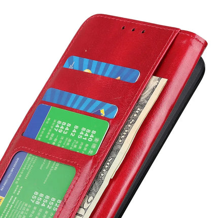 For OnePlus 13 Case Crazy Horse Texture PU Leather Phone Stand Cover