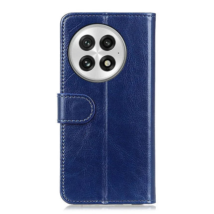 For OnePlus 13 Case Crazy Horse Texture PU Leather Phone Stand Cover