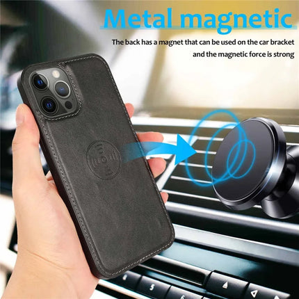 For iPhone 16 Pro Max Case Magnetic Detachable 2-in-1 Wallet Stand PU Leather Phone Cover