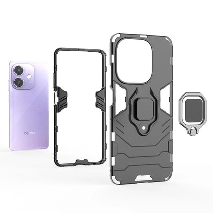 For Oppo A60 5G Case PC+TPU Protective Phone Cover with Ring Kickstand