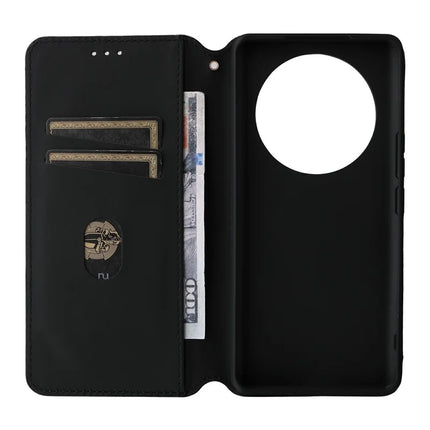 Wallet Case for Honor X9c 5G / Magic7 Lite 5G / X60 Pro 5G Rhombus Imprinted Leather Phone Cover