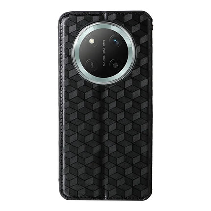 Wallet Case for Honor X9c 5G / Magic7 Lite 5G / X60 Pro 5G Rhombus Imprinted Leather Phone Cover