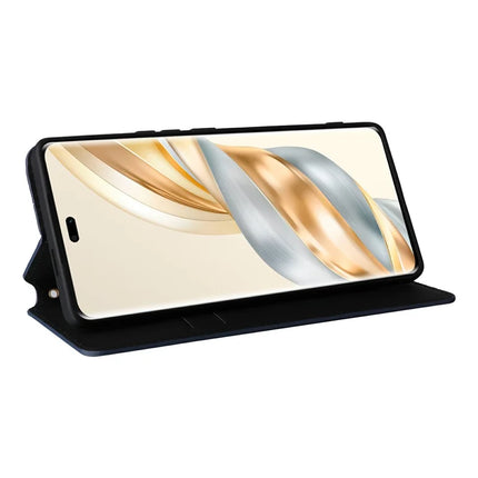 Wallet Case for Honor X9c 5G / Magic7 Lite 5G / X60 Pro 5G Rhombus Imprinted Leather Phone Cover