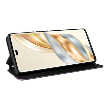 Wallet Case for Honor X9c 5G / Magic7 Lite 5G / X60 Pro 5G Rhombus Imprinted Leather Phone Cover