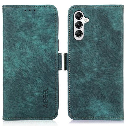 ABEEL For Samsung Galaxy A36 5G Wallet Phone Case Retro Leather Flip Cover with Stand - Green