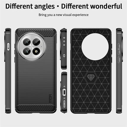 MOFI JK TPU Series-1 For OnePlus 13 Case Carbon Fiber Texture TPU Soft Phone Cover