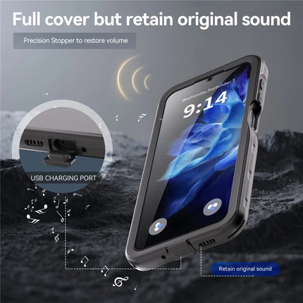REDPEPPER For Samsung Galaxy A16 5G / 4G Case IP68 Waterproof PC+TPU Phone Cover