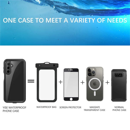 REDPEPPER For Samsung Galaxy A16 5G / 4G Case IP68 Waterproof PC+TPU Phone Cover