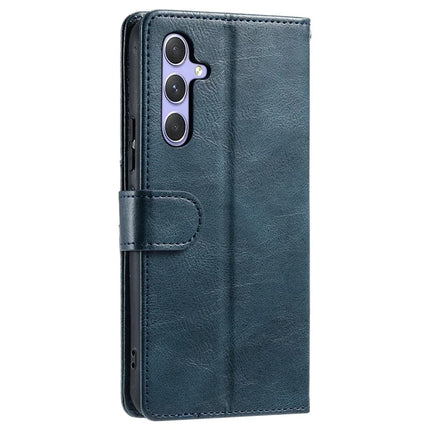 013 Style For Samsung Galaxy A56 5G Case PU Leather Anti-Fall Phone Cover with 6 Card Slots