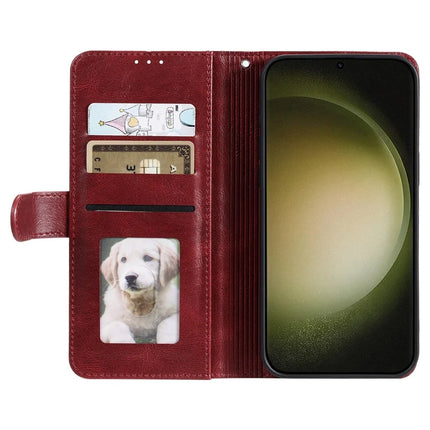 013 Style For Samsung Galaxy A56 5G Case PU Leather Anti-Fall Phone Cover with 6 Card Slots