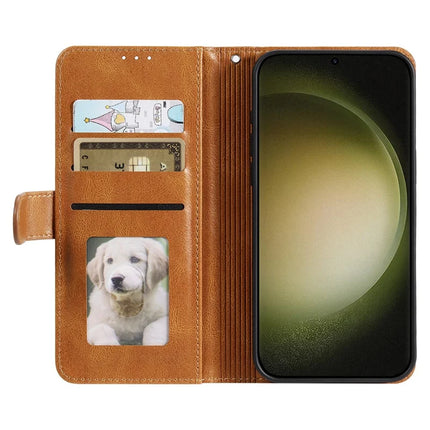 013 Style For Samsung Galaxy A56 5G Case PU Leather Anti-Fall Phone Cover with 6 Card Slots