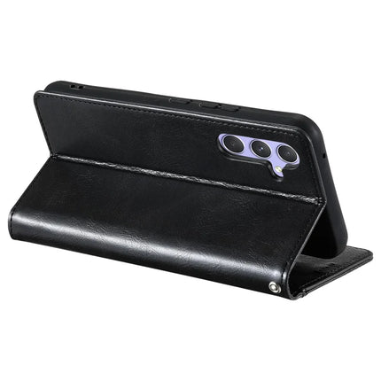 013 Style For Samsung Galaxy A56 5G Case PU Leather Anti-Fall Phone Cover with 6 Card Slots