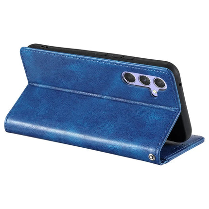 013 Style For Samsung Galaxy A56 5G Case PU Leather Anti-Fall Phone Cover with 6 Card Slots