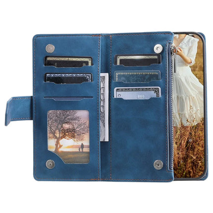 Style 005 For Samsung Galaxy A56 5G Wallet Case Rhombus Stitching Line PU Leather Phone Cover