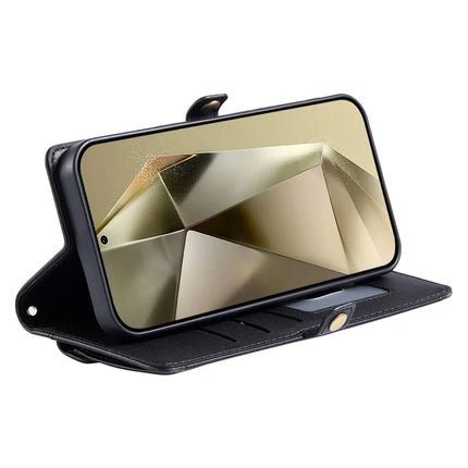 For Samsung Galaxy A56 5G Leather Case Wallet Stand Phone Cover with Straps