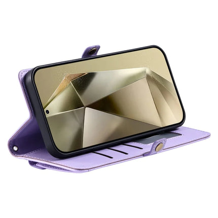 For Samsung Galaxy A56 5G Leather Case Wallet Stand Phone Cover with Straps
