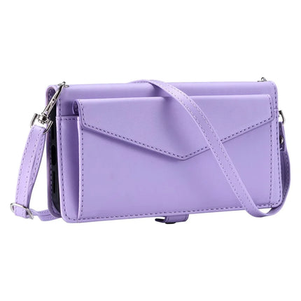 For Samsung Galaxy A56 5G Leather Case Wallet Stand Phone Cover with Straps