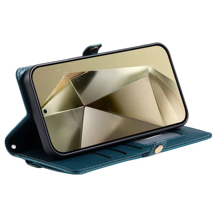 For Samsung Galaxy A56 5G Leather Case Wallet Stand Phone Cover with Straps