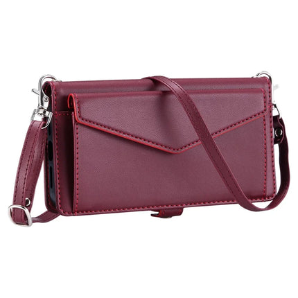 For Samsung Galaxy A56 5G Leather Case Wallet Stand Phone Cover with Straps