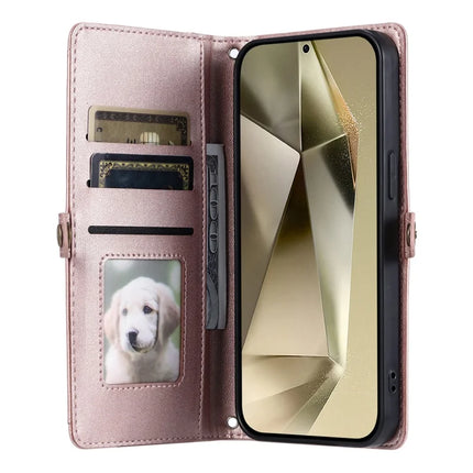For Samsung Galaxy A56 5G Leather Case Wallet Stand Phone Cover with Straps