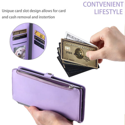 015 Style For Samsung Galaxy A56 5G Case TPU+PU Leather Wallet Phone Cover with Straps