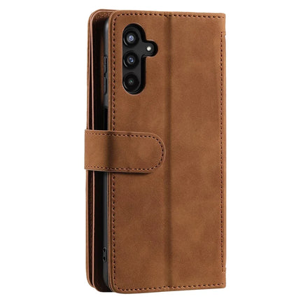 For Samsung Galaxy A56 5G Case PU Leather Phone Cover with Zipper Wallet 9 Card Slots