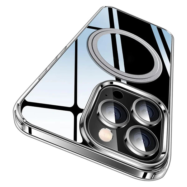 ShopCaseCart Slim Lightweight iPhone 15 Pro Max Phone Protective cover Compatible with MagSafe TPU+PC Clear Back Guard