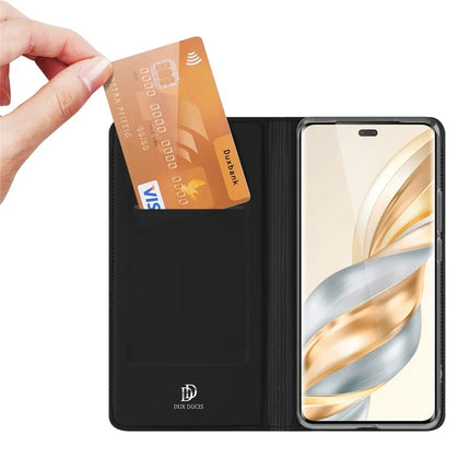 For Honor Magic7 Lite 5G / X60 Pro 5G / Honor X9c 5G Case DUX DUCIS Skin Pro Series Leather Stand Cover Card Holder