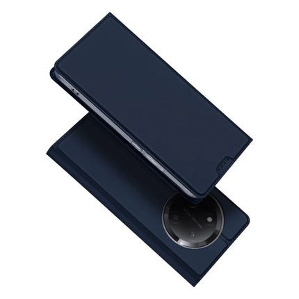 For Honor Magic7 Lite 5G / X60 Pro 5G / Honor X9c 5G Case DUX DUCIS Skin Pro Series Leather Stand Cover Card Holder - Blue